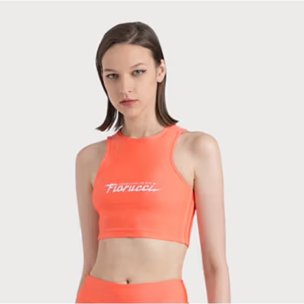 Adidas X Fiorucci Crop Top glow in the dark
